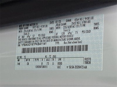 2023 Ford Transit-350 XLT