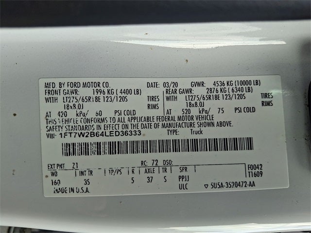 2020 Ford F-250SD XLT