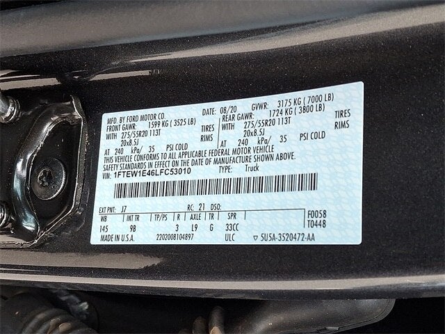 2020 Ford F-150 Platinum