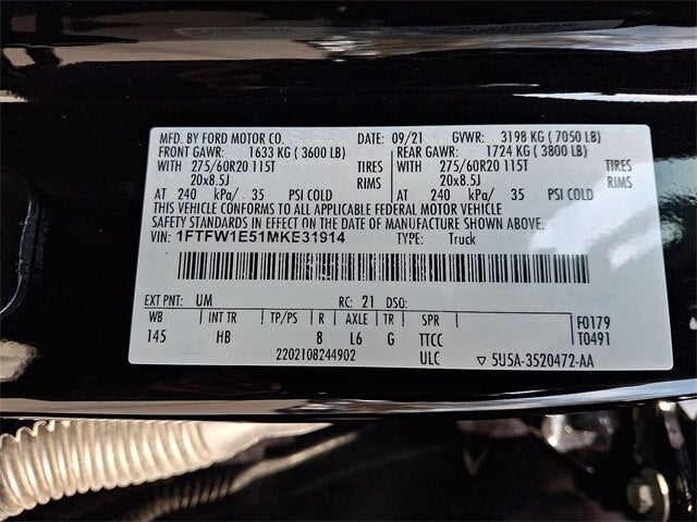 2021 Ford F-150 Lariat