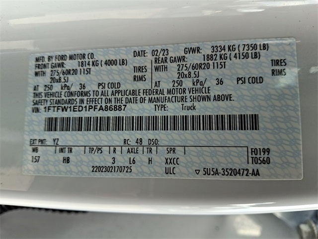 2023 Ford F-150 Lariat