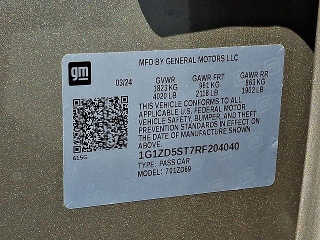 2024 Chevrolet Malibu LT 1LT