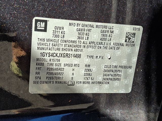 2016 Cadillac Escalade Premium