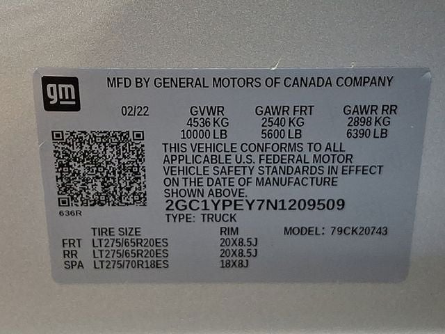 2022 Chevrolet Silverado 2500HD LTZ