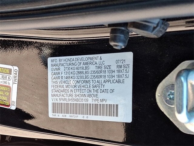 2022 Honda Odyssey EX