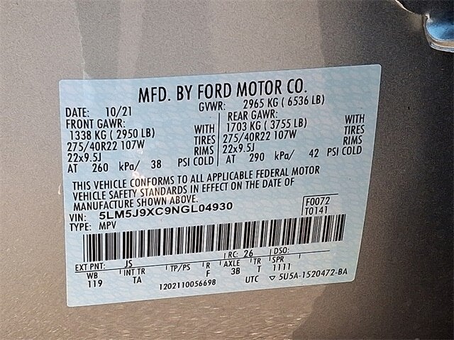 2022 Lincoln Aviator Black Label