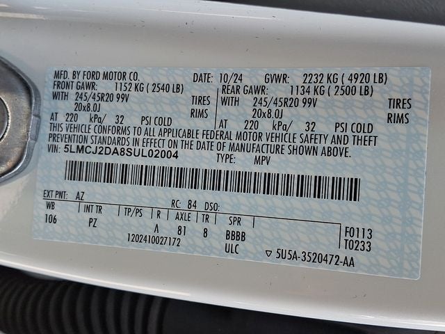 2025 Lincoln Corsair Reserve