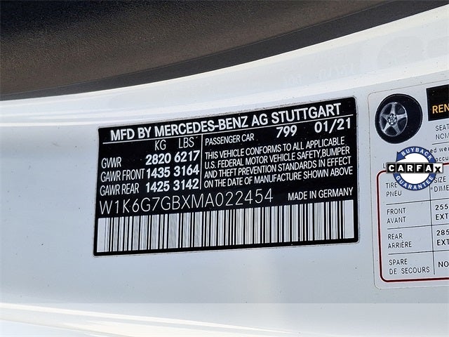 2021 Mercedes-Benz S-Class S 580 4MATIC®