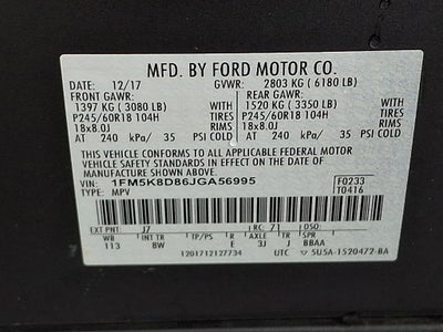 2018 Ford Explorer XLT