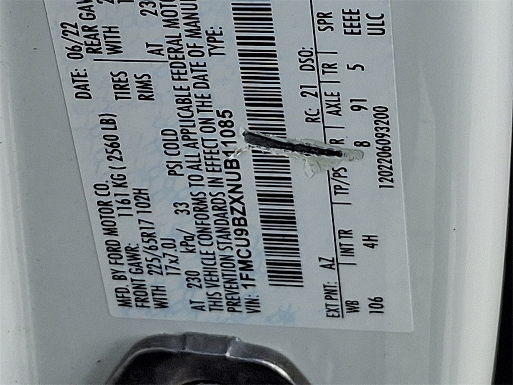 2022 Ford Escape SE Hybrid