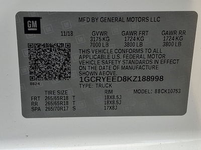 2019 Chevrolet Silverado 1500 RST