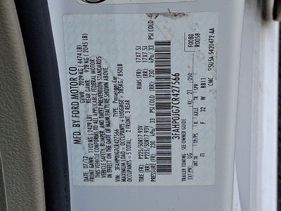 2012 Ford Fusion SEL