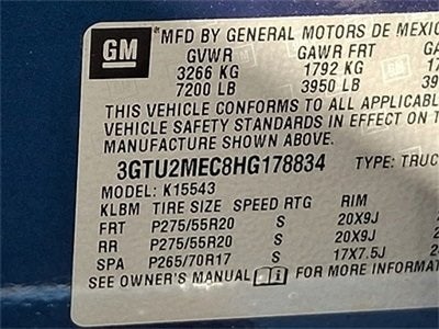 2017 GMC Sierra 1500 SLE