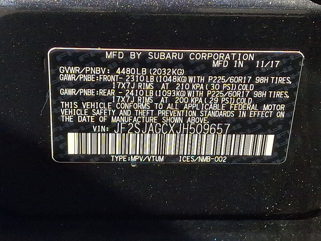 2018 Subaru Forester 2.5i Premium