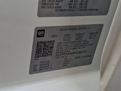 2023 Chevrolet Silverado 1500 4WD Crew Cab Short Bed LT with 2FL