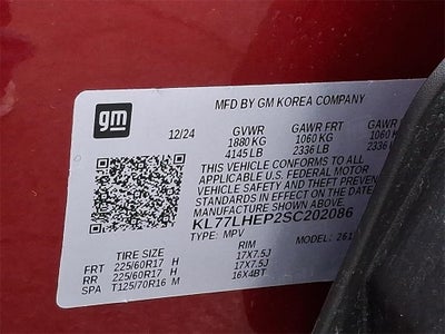 2025 Chevrolet Trax FWD LT