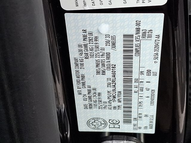 2024 Ford Escape Platinum