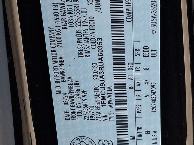 2024 Ford Escape Platinum