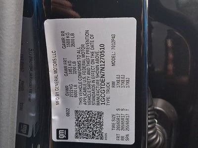 2022 Chevrolet Colorado Z71