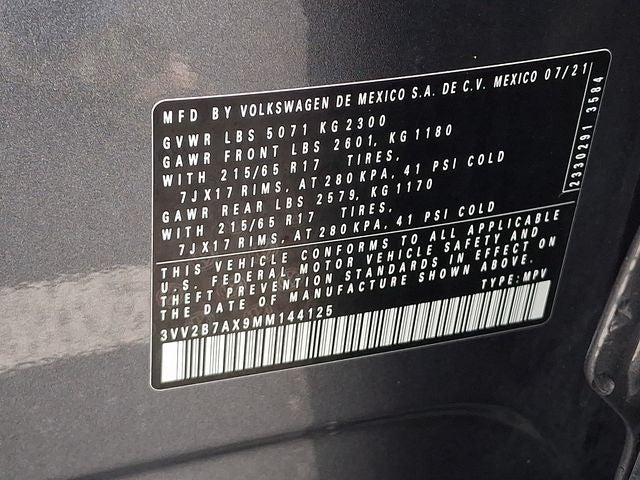 2021 Volkswagen Tiguan 2.0T SE