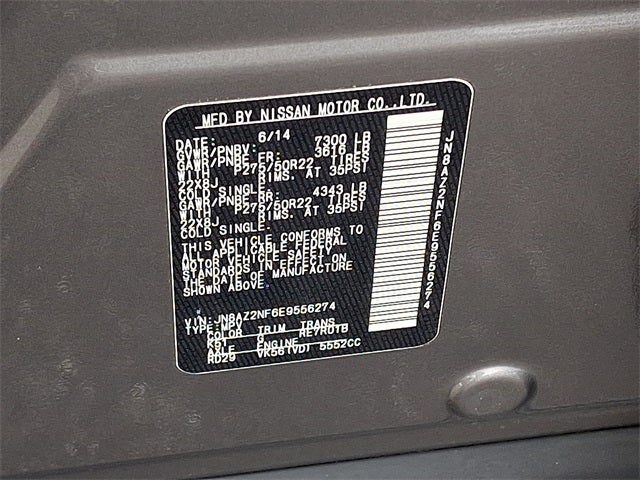 2014 INFINITI QX80 Base