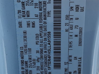 2020 Ford Ranger XLT