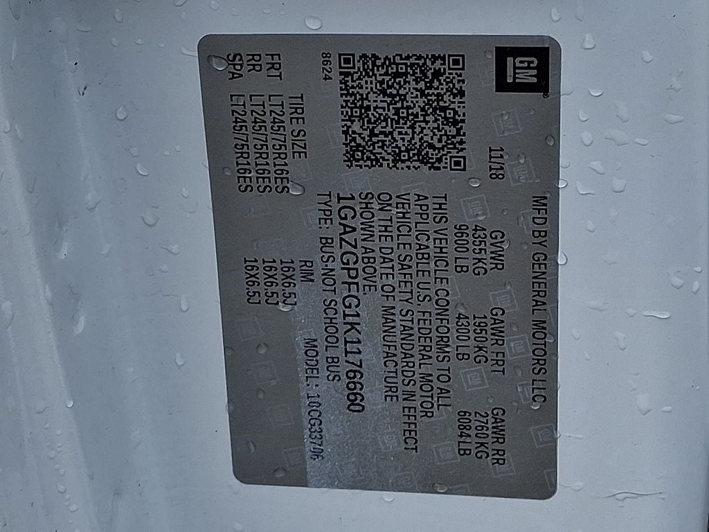 2019 Chevrolet Express 3500 LT Passenger