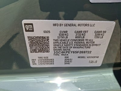 2025 Chevrolet Silverado 2500HD LTZ