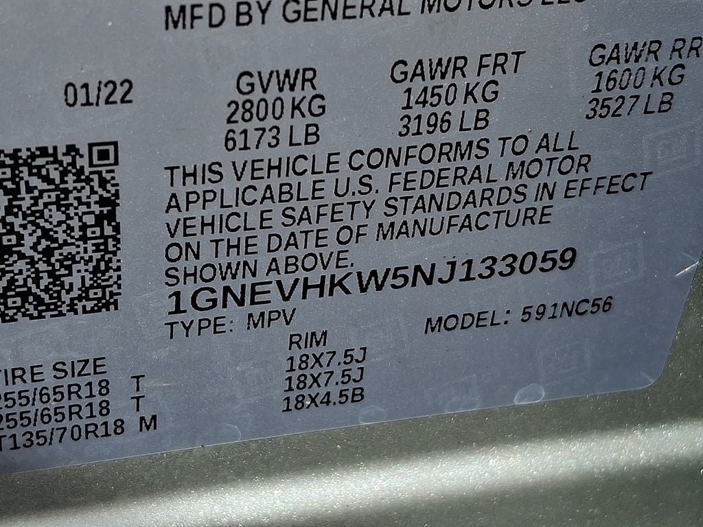 2022 Chevrolet Traverse LT Leather