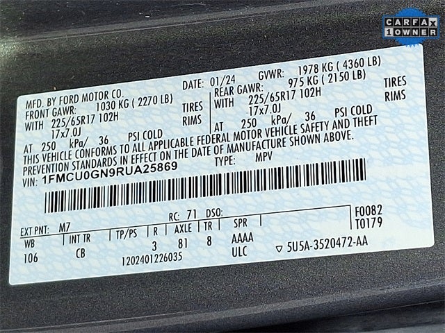 2024 Ford Escape Active