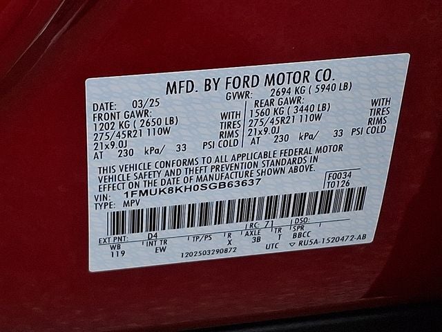 2025 Ford Explorer ST-Line