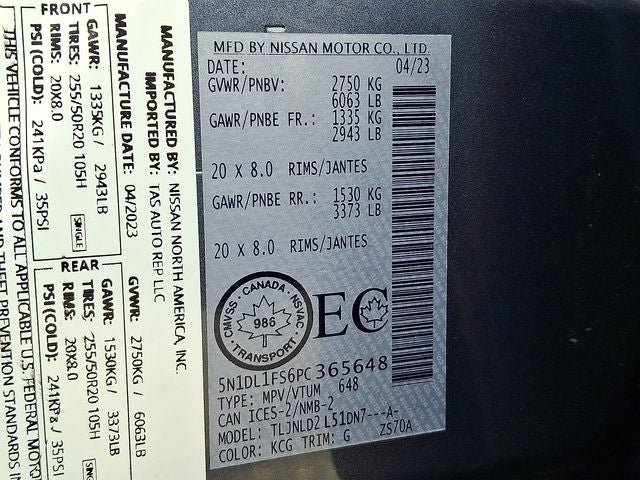 2023 INFINITI QX60 LUXE