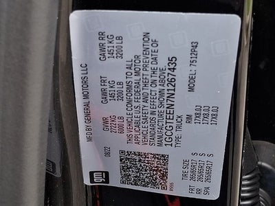 2022 Chevrolet Colorado ZR2