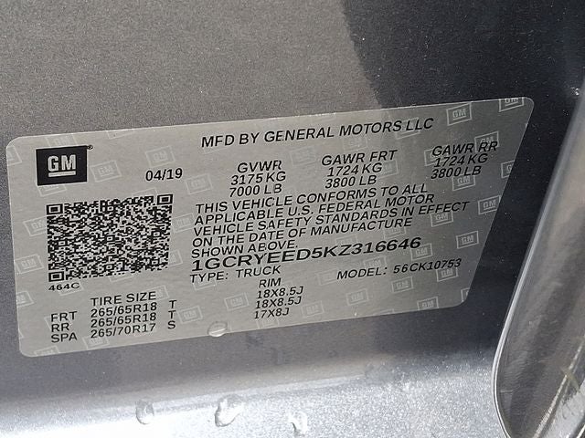 2019 Chevrolet Silverado 1500 RST