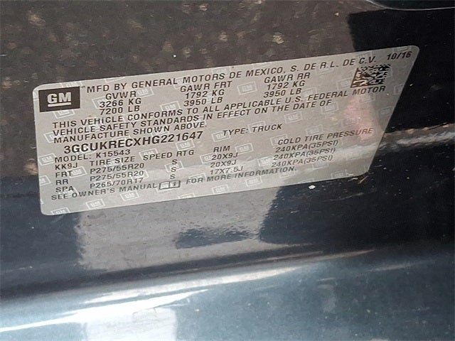 2017 Chevrolet Silverado 1500 LT LT1