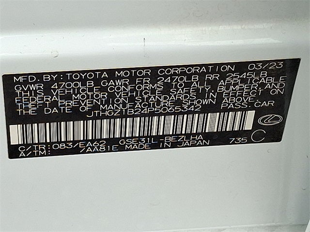 2023 Lexus IS 350 F SPORT