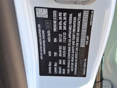 2021 Aston Martin DBX Base