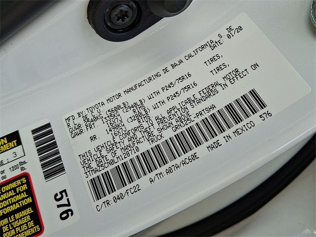 2020 Toyota Tacoma SR5