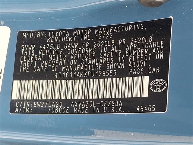 2023 Toyota Camry SE