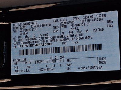 2021 Ford F-150 XL