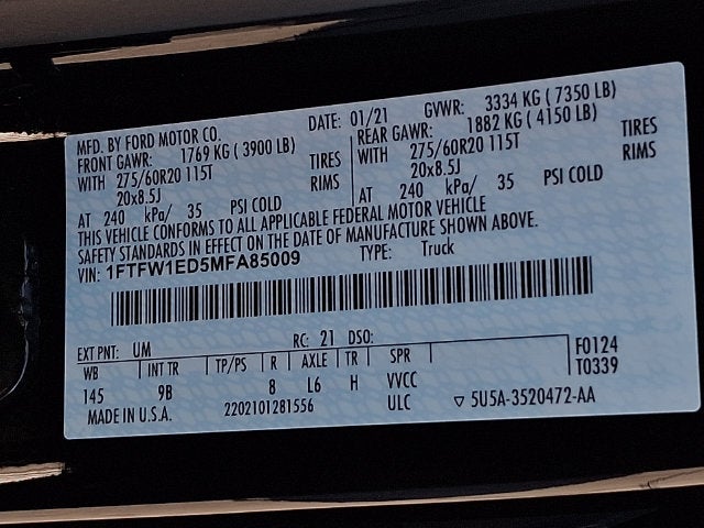 2021 Ford F-150 XL