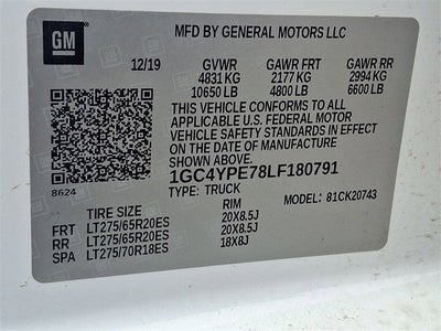 2020 Chevrolet Silverado 2500 HD LTZ