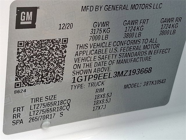 2021 GMC Sierra 1500 AT4