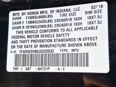 2018 Honda CR-V EX-L