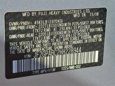 2017 Subaru Crosstrek Premium