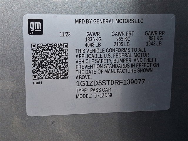 2024 Chevrolet Malibu 1LT