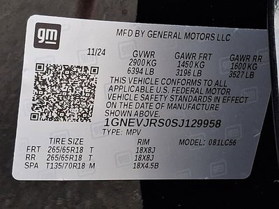 2025 Chevrolet Traverse Z71