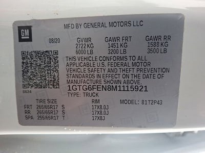 2021 GMC Canyon AT4 - Leather