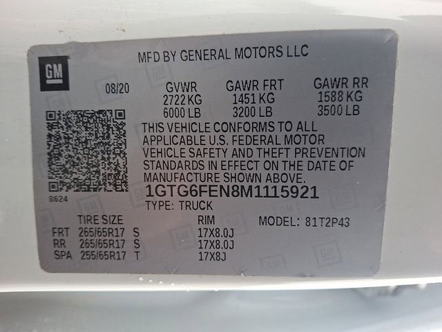 2021 GMC Canyon AT4 - Leather