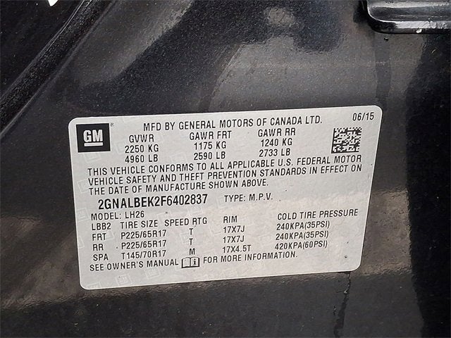 2015 Chevrolet Equinox LT